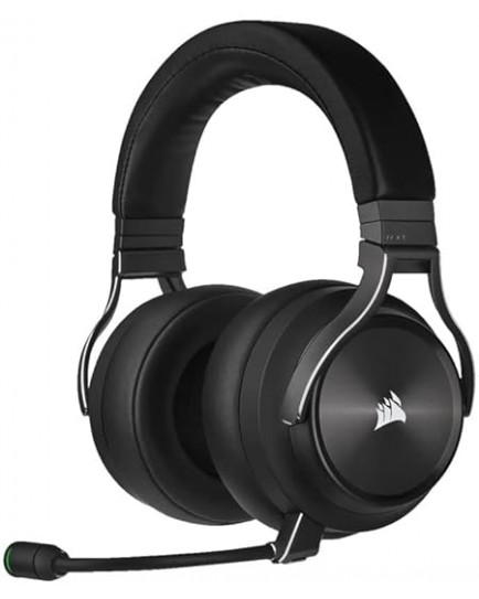 Corsair VIRTUOSO RGB WIRELESS XT High-Fidelity Gaming Headset with Spatial Audio (Simultaneous Dual-Wireless Connections, PC, Mac, PS5, Switch, Mobile & Wired Xbox Series X|S Compatibility) Slate | CA-9011188-EU