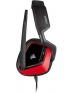 Corsair void elite 7.1 surround sound premium gaming headset - cherry red, Wired | CA-9011206-NA