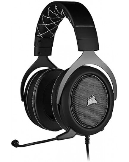 Corsair Hs60 Pro - 7.1 Virtual Surround Sound Gaming Headset With Usb Dac - Works With Pc, Xbox Series X, Xbox Series S, Xbox One, Ps5, Ps4, And Nintendo Switch - Carbon | CA-9011213-NA