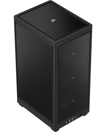 CORSAIR 2000D Airflow Mini-ITX PC Case - Black - Mini-ITX Form-Factor - Steel Mesh Panels - Three-Slot GPU Support | CC-9011244-WW