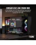 CORSAIR iCUE LINK 2500X RGB Small-Tower mATX Dual Chamber PC Case – Panoramic Tempered Glass – Reverse Connection Motherboard Compatible – 2x CORSAIR RX120 RGB Fans Included – Black| CC-9011267-WW