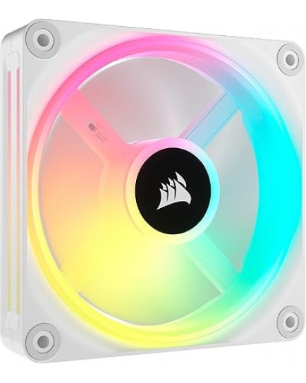 Corsair iCUE LINK QX120 RGB 120mm PWM PC Fan Expansion Kit Single White | CO-9051005-WW