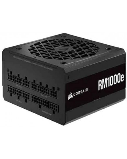 Corsair RM1000e (2023) Fully Modular Low-Noise ATX Power Supply - ATX 3.0 & PCIe 5.0 Compliant - 105°C-Rated Capacitors - 80 PLUS Gold Efficiency - Modern Standby Support - Black | CP-9020264-UK