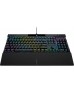 Corsair K70 Pro RGB Optical-Mechanical Keyboard, Linear OPX Switches, Doubleshot PBT, OPX Technology, Corsair AXON Hyper-Polling Processor, Detachable Type-C, ENG US Layout, Black | CH-910941A-NA