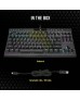 Corsair K70 RGB TKL Champion Series Optical Mechanical Gaming Keyboard, PBT Double Shot Pro, 87 Keys, 8,000hz Hyper Polling, 1.0mm Actuation Distance, 150 Million Keystrokes, Black | CH-911901A-NA