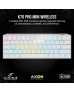 Corsair K70 RGB Pro Mini Wireless Mechanical Gaming Keyboard, Swappable Cherry MX Switches, PBT Double Shot Keycaps, For PC / Mac / Mobile / Playstation, English Layout, White | CH-9189110-NA