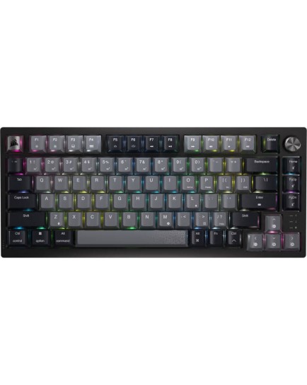 Corsair K65 Plus Wireless 75% Mechanical Gaming Keyboard, Corsair NLX Red Key Switches, Hot-Swappable, Full Key (NKRO), 100% Anti-Ghosting, English Layout, Detachable Type-C, Black | CH-91D401L-NA