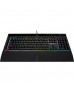 Corsair K55 RGB PRO XT RGB USB 3.0 Type-A Gaming Keyboard, Rubber Dome Switches, 16.8 Million Colors, Wrist Rest Included, IP42 Rate Protection, Wired Connectivity | CH-9226715-NA