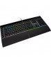 Corsair K55 RGB PRO XT RGB USB 3.0 Type-A Gaming Keyboard, Rubber Dome Switches, 16.8 Million Colors, Wrist Rest Included, IP42 Rate Protection, Wired Connectivity | CH-9226715-NA