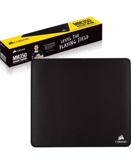 Corsair MM350 Champion Series Anti-Fray Cloth Gaming Mouse Pad – X-Large 450 x 400 x 5 mm (Black) | CH-9413560-WW