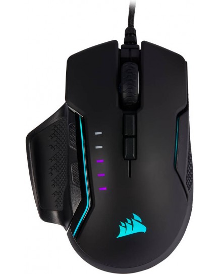 Corsair GLAIVE RGB PRO Wired Gaming Mouse, Aluminum | CH-9302311-NA