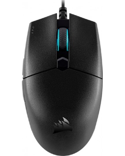 Corsair Katar Pro Ultra-Light Wired Gaming Mouse, 6 Prog Buttons, 12400 DPI, Optical Sensor, 2 Zone RGB Backlighting, Supported in iCUE, Black | CH-930C011-NA