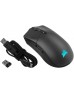 Corsair SABRE RGB PRO CHAMPION SERIES Wireless Gaming Mouse, 7 Programmable Buttons, MARKSMAN 26K Sensor, 26,000 DPI, SLIPSTREAM Technology, 1.8m Drag-Reducing Paracord Cable, Black | CH-9313211-EU