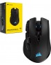 Corsair IRONCLAW RGB Wireless Gaming Mouse, PMW3391 Sensor, 18,000 DPI, Omron Button Type, 10 Programmable Buttons, SLIPSTREAM Technology, 1.8m Braided Fiber Cable, Black | CH-9317011-NA