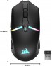 CORSAIR NIGHTSABRE WIRELESS RGB FPS/MOBA Gaming Mouse – 26,000 DPI – 11 Programmable Buttons – Up to 100hrs Battery – iCUE Compatible – PC, PS5, PS4, Xbox – Black | CH-931B011-EU