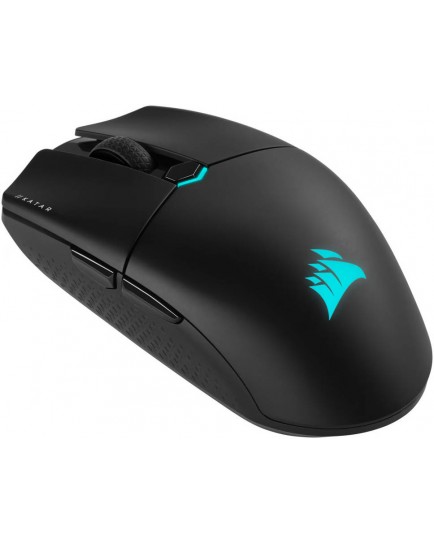 Corsair Katar Elite Wireless Gaming Mouse, MARKSMAN 26K Sensor Type, Up to 26000 DPI, 50G Acceleration, 650 IPS Tracking Speed, Slipstream 2.4Ghz Dongle, 1.8m Cable Length, Black | CH-931C111-EU