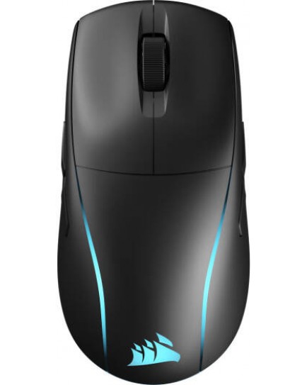 Corsair M75 Wireless Lightweight RGB Gaming Mouse, Ambidextrous Design, MARKSMAN 26K Sensor, 26,000 DPI, 650 IPS Tracking, 50G Acceleration, Slipstream Wireless, Black | CH-931D010-EU