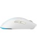 Corsair M75 Wireless Lightweight RGB Gaming Mouse, Ambidextrous Design, MARKSMAN 26K Sensor, 26,000 DPI, 650 IPS Tracking, 50G Acceleration, Slipstream Wireless, White | CH-931D011-EU