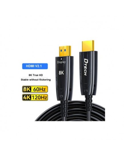 DTECH DT-HOF8020 8K HDMI FIBER CABLE 2.1V 20M