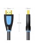 DTECH DT-H004FX Hdmi Cable 2.0V 4K 2M Blue