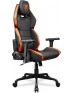 Cougar Hotrod Multi-zone Backrest Anchored Gaming Chair, Hyper-dura Leatherette, 3D Adjustable Armrest, Class 4 Gas Lift, 150º Reclining, 5-Star Steel Base, 2.4" Wheels, Orange-Black | 3MARXORB.0001