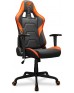 COUGAR Armor Elite Gaming Chair, Premium PVC Leather, 2D Armrest, Piston Height Adjustment, Class 4 Gas Lift Cylinder, 160° Reclining, Up to 120 Kg Max Load, Black-Orange | 3MELIORB.0001