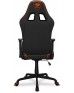 COUGAR Armor Elite Gaming Chair, Premium PVC Leather, 2D Armrest, Piston Height Adjustment, Class 4 Gas Lift Cylinder, 160° Reclining, Up to 120 Kg Max Load, Black-Orange | 3MELIORB.0001