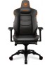 COUGAR ARMOR EVO 4-way Lumbar Support Gaming Chair, Breathable Premium PVC Leather, Full Steel Frame, 4D Adjustable Armrest, Class 4 Gas Lift Cylinder, Extra-Size Wheels, Black-Orange | 3MEVOORB.0001