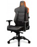 COUGAR ARMOR EVO 4-way Lumbar Support Gaming Chair, Breathable Premium PVC Leather, Full Steel Frame, 4D Adjustable Armrest, Class 4 Gas Lift Cylinder, Extra-Size Wheels, Black-Orange | 3MEVOORB.0001