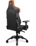 COUGAR ARMOR EVO 4-way Lumbar Support Gaming Chair, Breathable Premium PVC Leather, Full Steel Frame, 4D Adjustable Armrest, Class 4 Gas Lift Cylinder, Extra-Size Wheels, Black-Orange | 3MEVOORB.0001