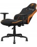 COUGAR Fusion S Ergonomic Gaming Chair, PVC Faux Leather, Metal 5-Star Base, , Built-in 3D Curved Lumbar Support, Adjustable Armrest, Class 4 Gas Lift Cylinder, 120 kg, Orange/Black | 3MFSLORB.0001