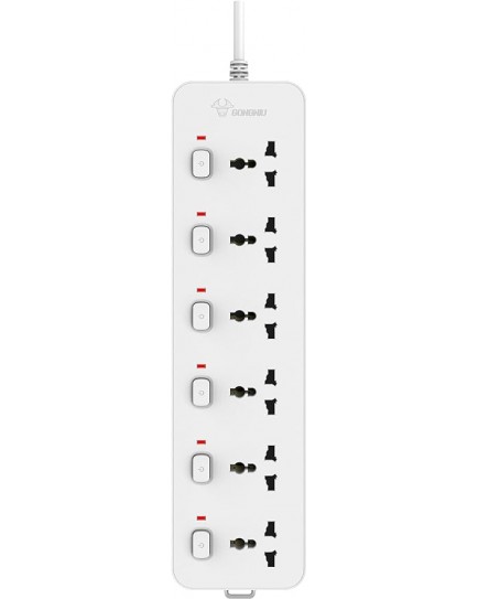 GONGNIU D3060-3M 6SOCKETS POWER EXTENSION