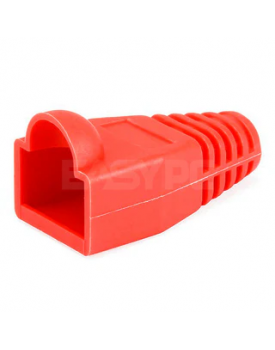 Rj45 Rubber Boots Red