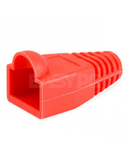 Rj45 Rubber Boots Red