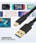 S-TEK USB 3.0 TO TYPE-C 3A FAST CHARGING BRAIDED CHARGE CABLE -3METER