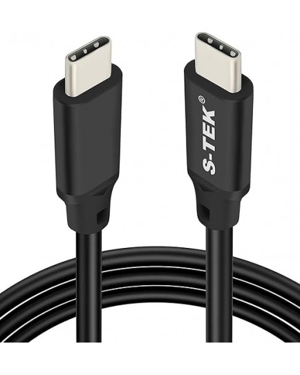 S-TEK [5M/16Ft] USB C to USB C Cable 100W (20 Gbps)