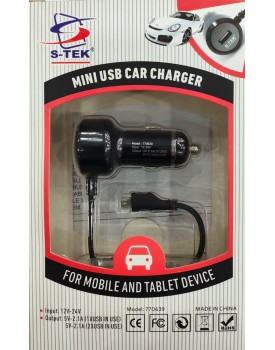 S-TEK MINI USB CAR CHARGER 