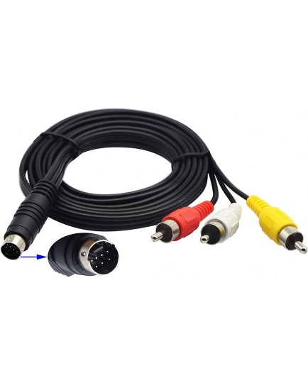 NETPOWER S VIDEO TO 3 RCA CABLE 1.8M