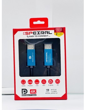 SPEIRAL DISPLAYPORT CABLE 1MET...