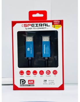 SPEIRAL DISPLAYPORT CABLE 2MET...