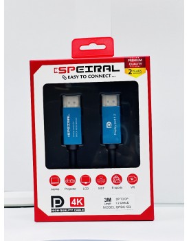 SPEIRAL DISPLAYPORT CABLE 3MET...