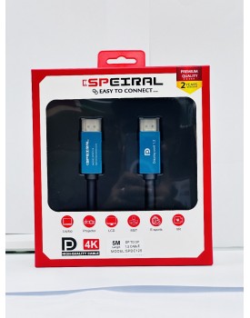 SPEIRAL DISPLAYPORT CABLE 5MET...