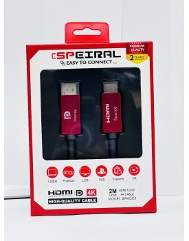 Speiral HDMI to DisplayPort 2M...