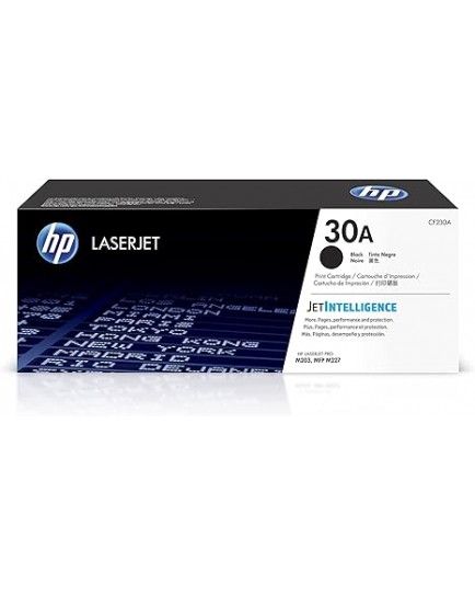 HP 30A Original LaserJet  Toner Cartridge, Black - CF230A