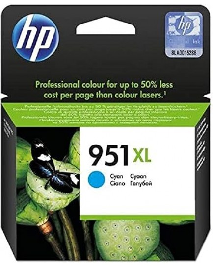 HP 951XL High Yield Ink Cartridge Cyan