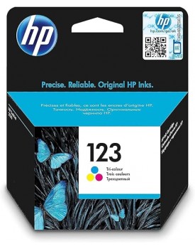 Hp 123 Tri-Colour Original Ink...