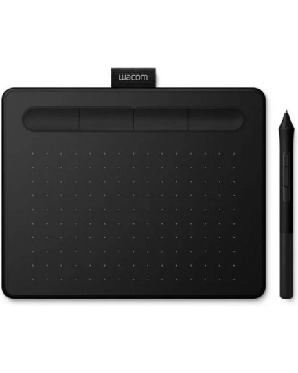 Wacom Intuos Small Creative Pen Tablet, Manga Edition, Wireless & BT Connectivity, 4 Programmable ExpressKeys, 4,096 Pen Sensitivity, Windows, Mac & ChromeOS Compatible, Black | CTL-4100WLK-M