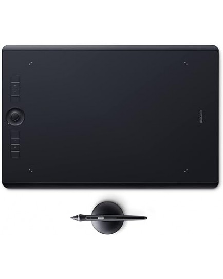 Wacom PTH860 Intuos Pro Digital Graphic Drawing Tablet for Mac or PC, Large, New Model, Black