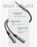 UGREEN 10532B 3.5mm  Audio Splitter Cable 20cm - Black