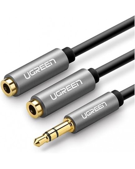 UGREEN 10532B 3.5mm  Audio Splitter Cable 20cm - Black